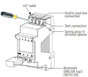 Mounting the time switch