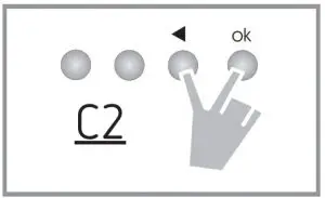 a close up of a logo