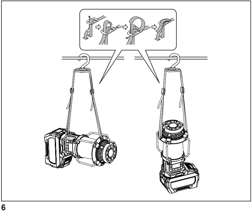 makita DMR056 Cordless Radio with Lantern - Fig 3