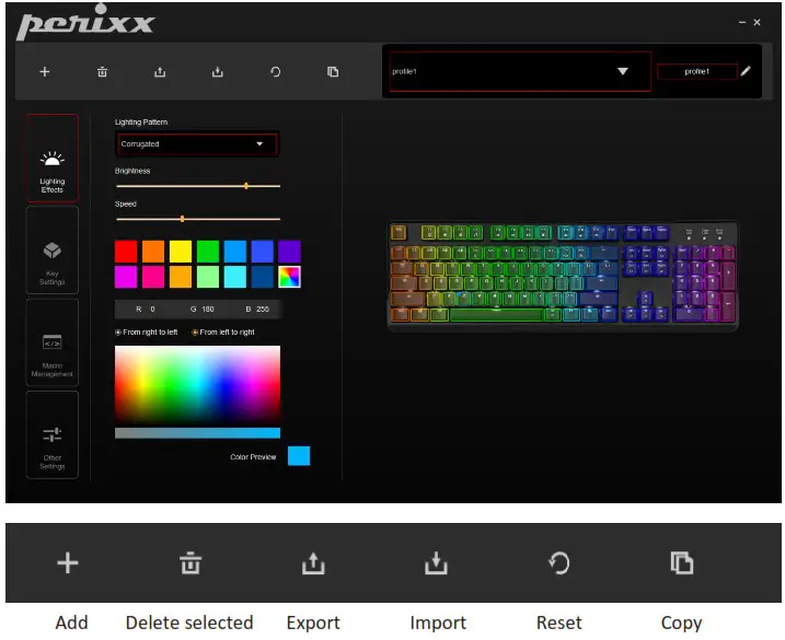 perixx PX 5300 KBL Mechanical Gaming Keyboard - ASSIGNING KEYBOARD SHORTCUT KEYS