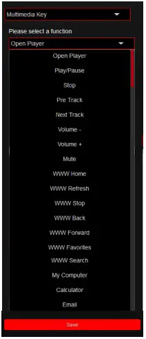 perixx PX 5300 KBL Mechanical Gaming Keyboard - Please enter a button