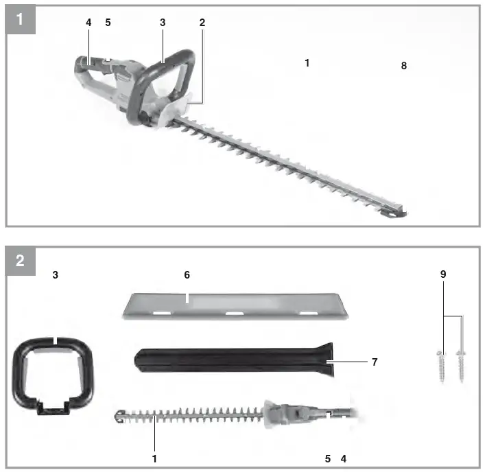 Einhell-GE-CH-18-60-Li-Solo-Rechargeable-Battery-Cordless-Hedge-Trimmer-1