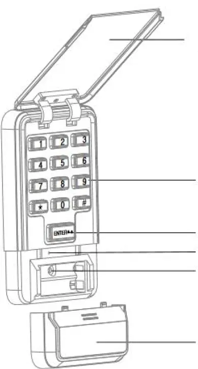 BRAND BSZ-GaK02 Garage Door Lock 07