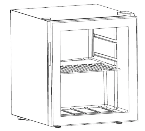newair AB-600B 60 Can Mini Beverage Fridge