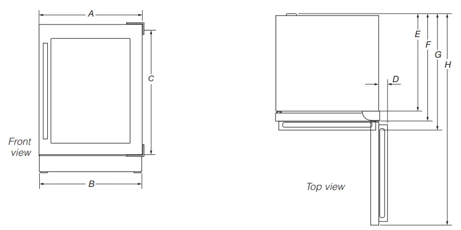 KitchenAid Undercounter Refrigerator 2