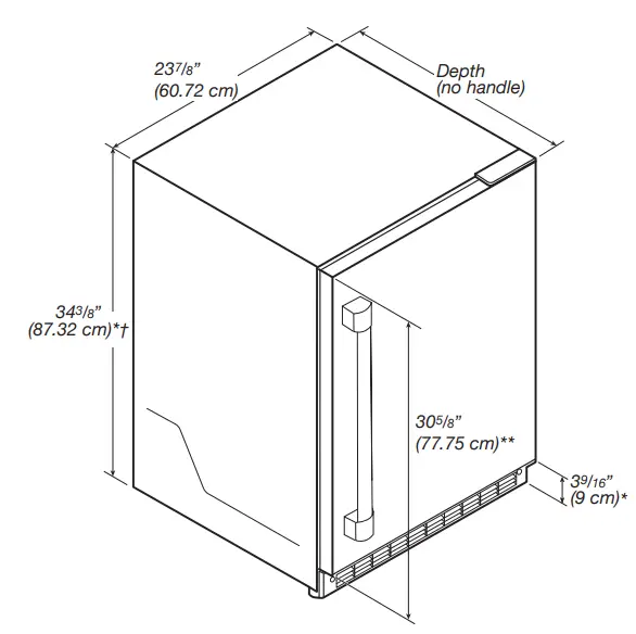 KitchenAid Undercounter Refrigerator