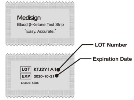 MedlinePlus KT21 BT Blood Beta-Ketone Monitoring - Blood Beta-Ketone Test Strip 2