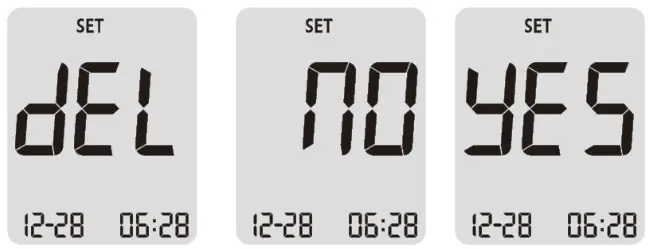 MedlinePlus KT21 BT Blood Beta-Ketone Monitoring - Delete Your Test Results