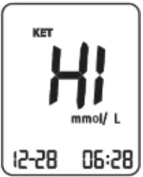 MedlinePlus KT21 BT Blood Beta-Ketone Monitoring - Screen Messages 7