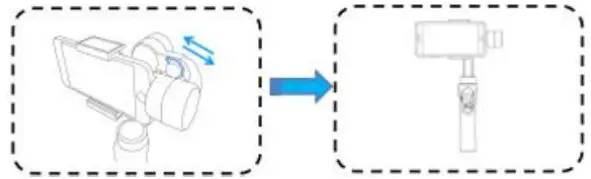 Kogan KA3AGIMBALA 3 AXIS HANDHELD GIMBAL STABILISER - Adjusting the balance