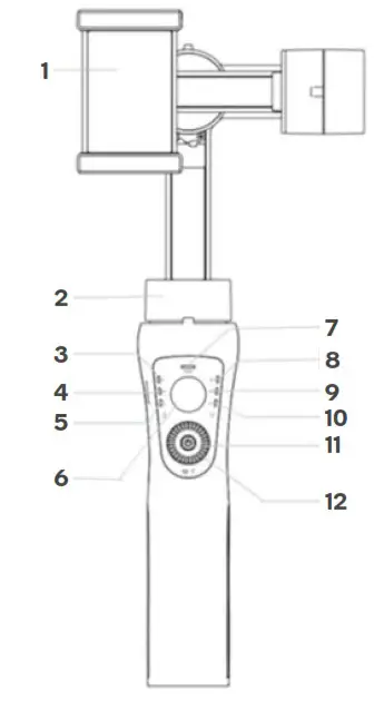 Kogan KA3AGIMBALA 3 AXIS HANDHELD GIMBAL STABILISER - OVERVIEW 1
