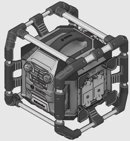 BOSCH GML 20 Professional Cordless Radio-PRODUCT