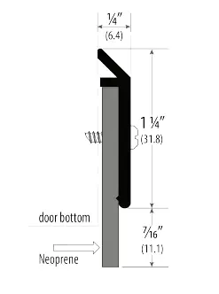 CAL-ROYAL BTN-112 Door Bottom Sweep FIG 1