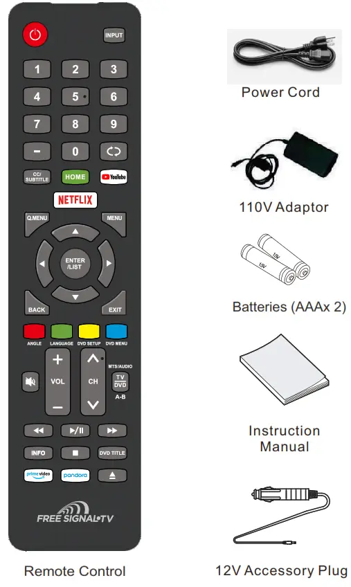 Galaxy Communications FSTV 3222P 32 Inch LED TV DVD Combo - Fig6