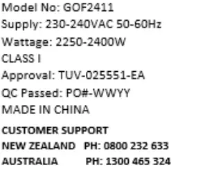 GOLDAIR-2400W-11-FIN-OIL-FREE-COLUMN-HEATER-FIG-3