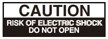 SYLVANIA SCD305 CD Player Walkman with FM Radio - warning