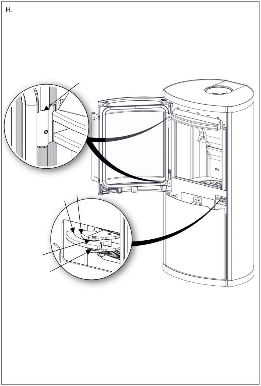 Hwam 4340 Wood Stove - fig 5