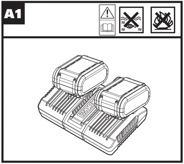 WG585E Leafjet 40V Cordless Blower Operation illustration