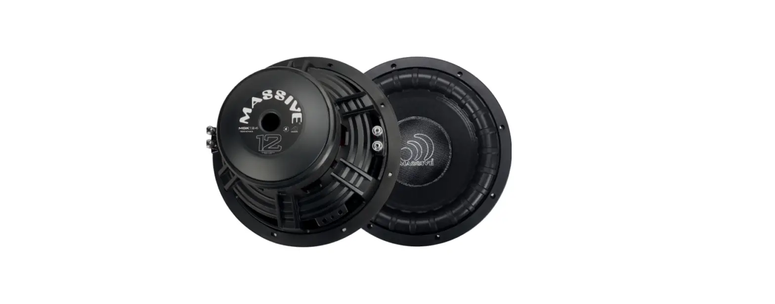 Massive Mgk124 12 Inch 750 Watts Dual 4 Ohm Subwoofer User Manual