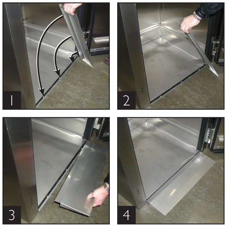 true STR2H-2G Heated Cabinets - THRU RAMP