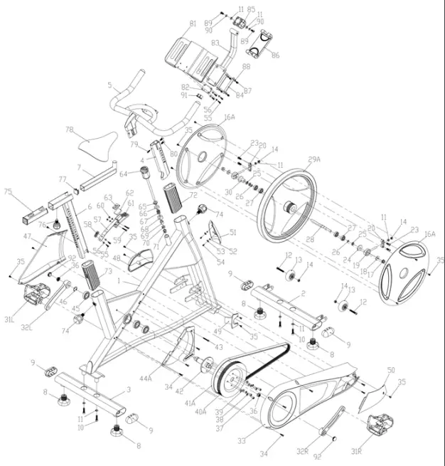 SPINNER® AERO EXPLODED VIEW