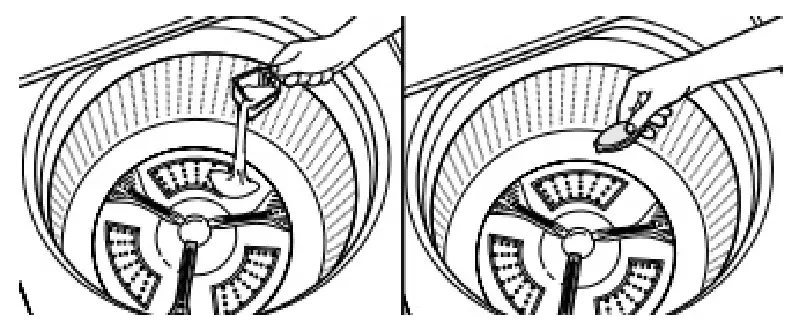 Whirlpool WB70803-1 7kg Top Load Washing Machine - DETERGENT TO BASKET