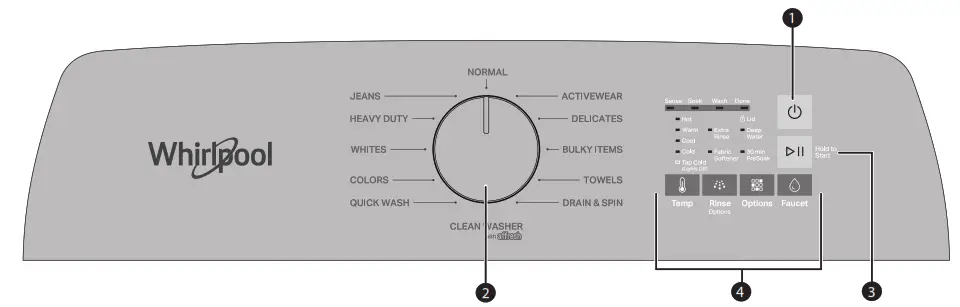 Whirlpool WB70803-1 7kg Top Load Washing Machine