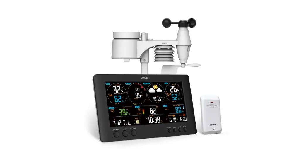 Emos E5059 Wi-fi Wireless Weather Station Instruction Manual