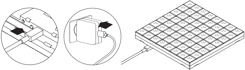 twinkly TWQ064STW-07-BEU Squares Smart Light A01