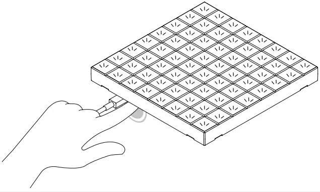 twinkly TWQ064STW-07-BEU Squares Smart Light D03