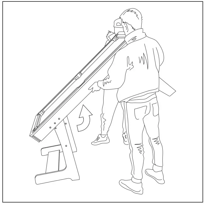 VIAVITO PT100X 5ft Folding Pool Table - Instructions 2