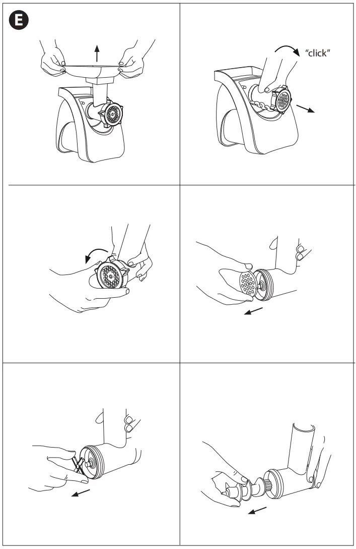 zelmer ZMM9801B, ZMM9802B Meat Mincer - Fig 3