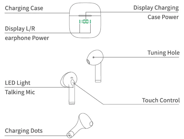 K6 True Wireless Earbuds-2
