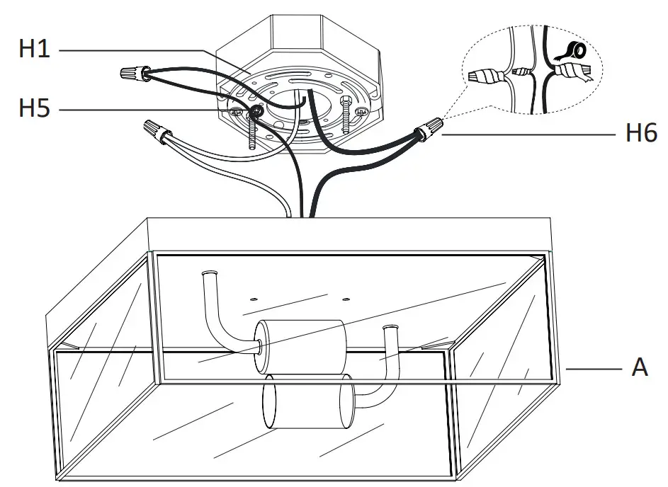 Emliviar B07V5G5MS3 2 Light Flush Mount - fig 10