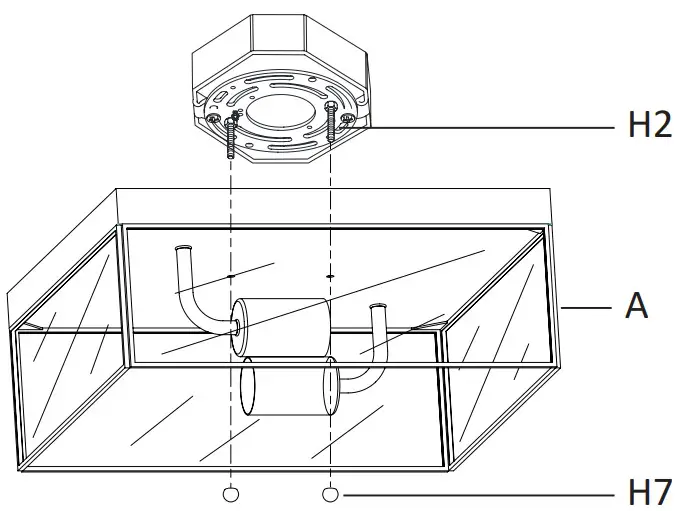 Emliviar B07V5G5MS3 2 Light Flush Mount - fig 11