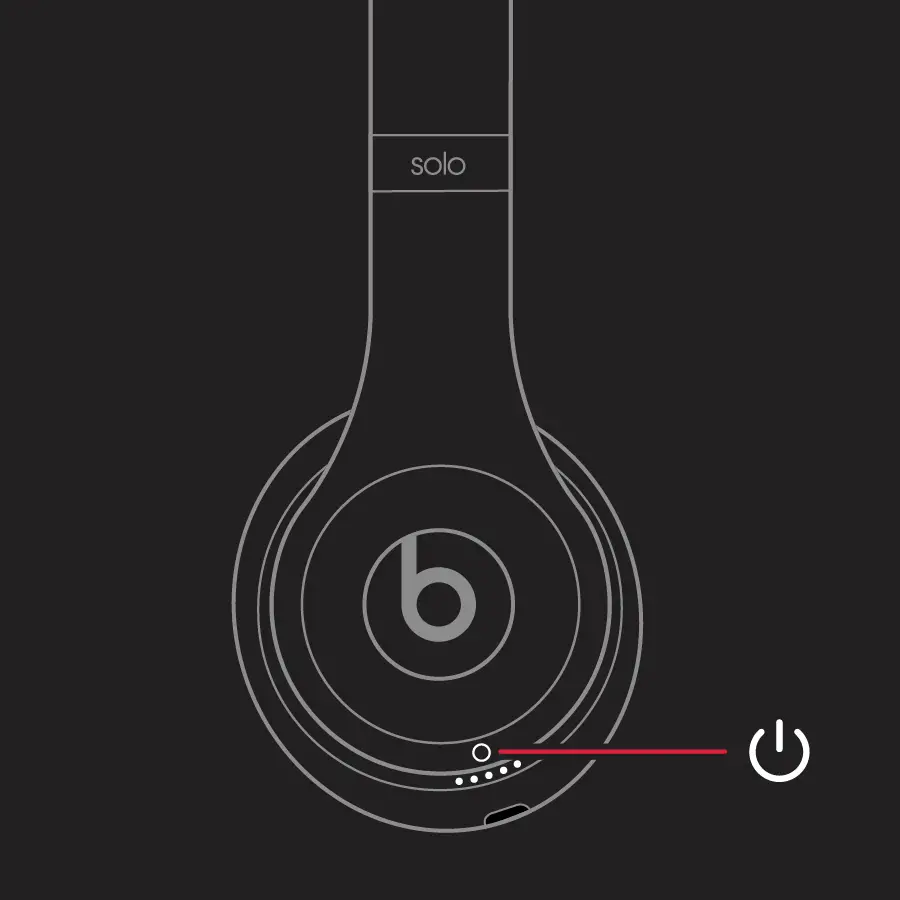 Solo 3 Wireless Fuel Gauge lights and power button