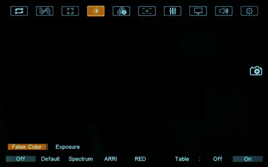 LILLIPUT HT7S 7 Inch 2000nits 3G SDI Touch Camera Control Monitor - Menu Setting 10