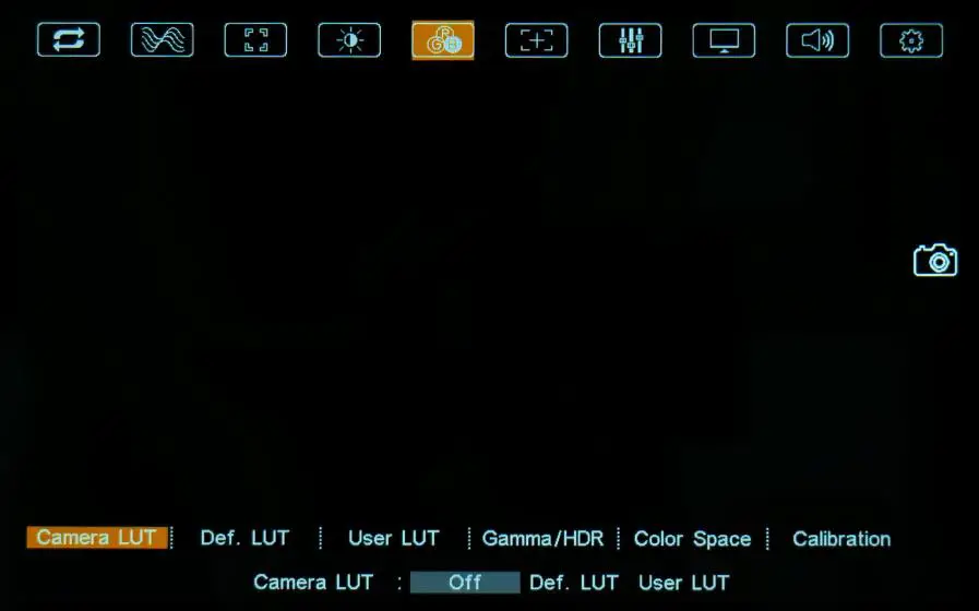 LILLIPUT HT7S 7 Inch 2000nits 3G SDI Touch Camera Control Monitor - Menu Setting 13