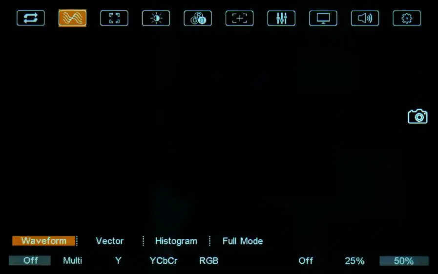LILLIPUT HT7S 7 Inch 2000nits 3G SDI Touch Camera Control Monitor - Menu Setting 7