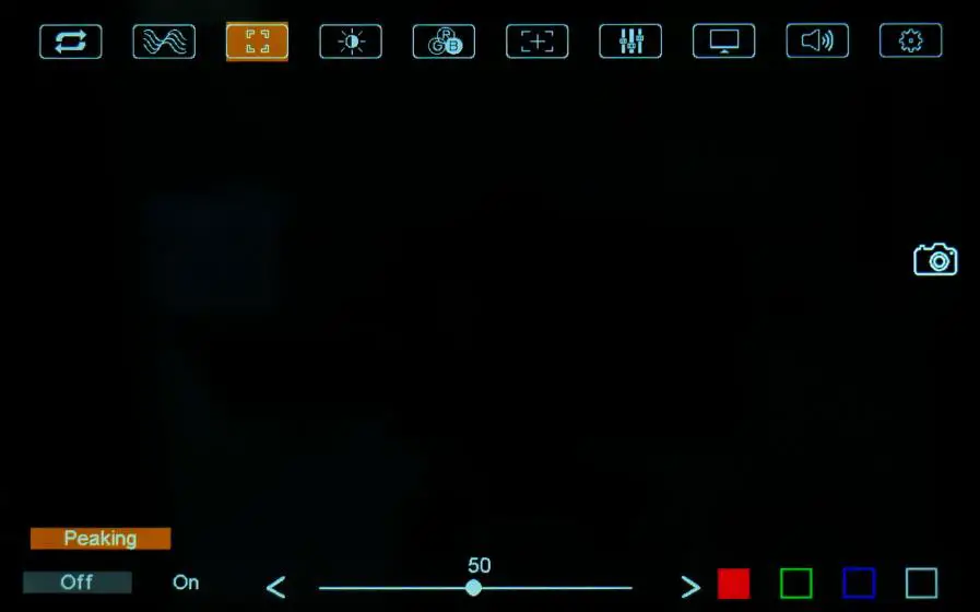 LILLIPUT HT7S 7 Inch 2000nits 3G SDI Touch Camera Control Monitor - Menu Setting 8