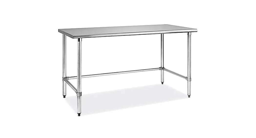 Uline Stainless Steel Worktable Without Bottom Shelf Installation Guide Uline Stainless Steel Worktable Without Bottom Shelf Installation Guide