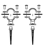 Valerie Objects V9018002 M Ceiling Lamp No. 2 - 2x set wall brackets