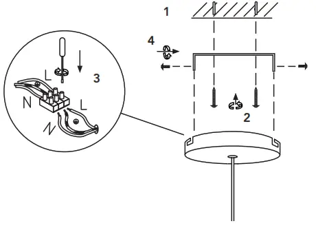 Valerie Objects V9018002 M Ceiling Lamp No. 2 - ceiling pot