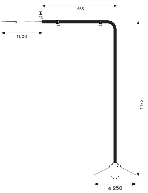 Valerie Objects V9018002 M Ceiling Lamp No. 2