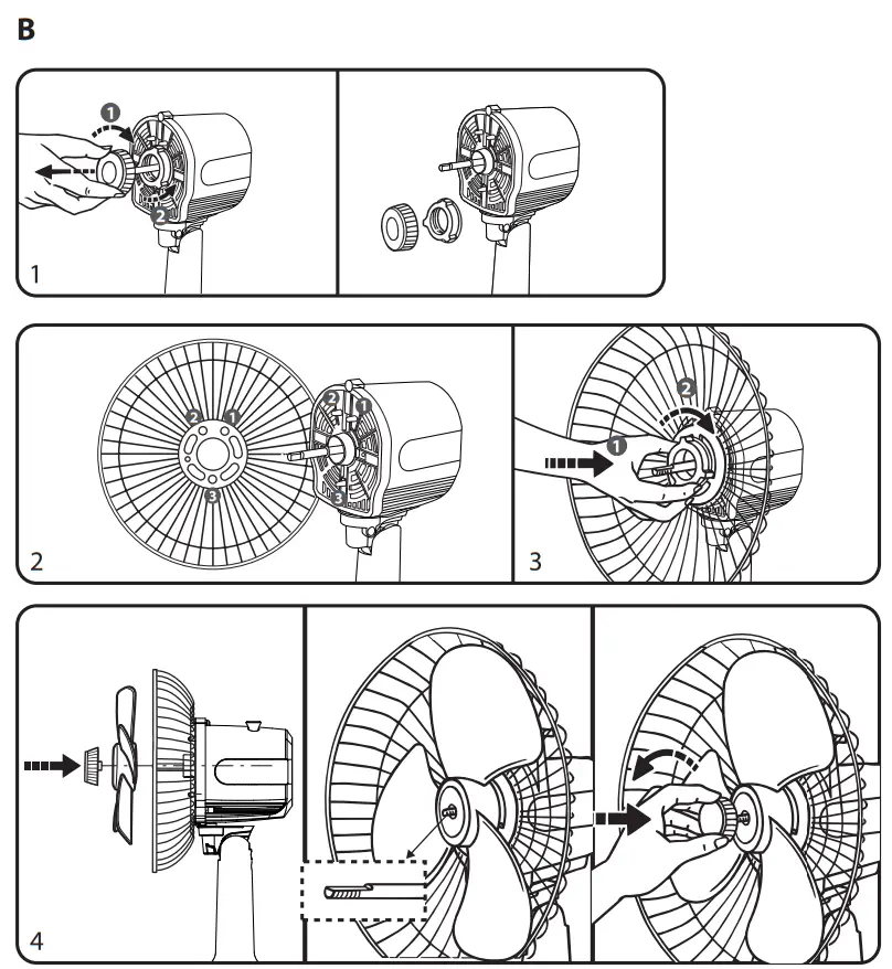 Rowenta ESSENTIAL Plus VU442 Series Mosquito Repellent Stand Fan - fig 2