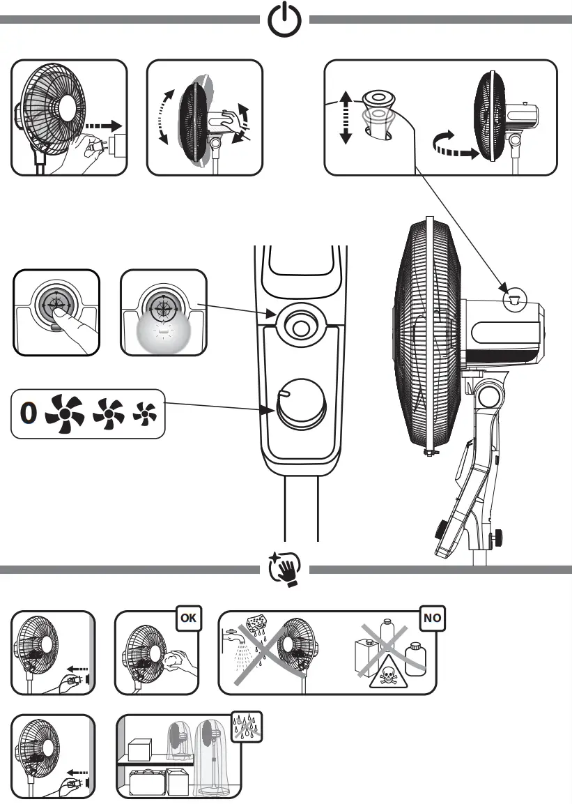 Rowenta ESSENTIAL Plus VU442 Series Mosquito Repellent Stand Fan - fig 4