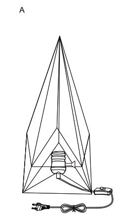 NOVA LIFE 2289304653 Triangle Table Lamp - fig3