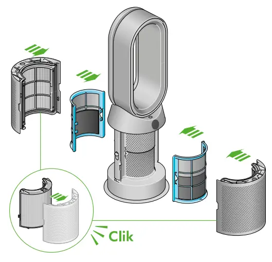 dyson HP09 Purifier Hot+Cool Formaldehyde - fig 1