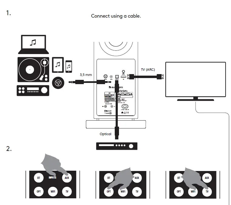 Audio Pro A36+SW-10 Powered Subwoofer Speaker 22