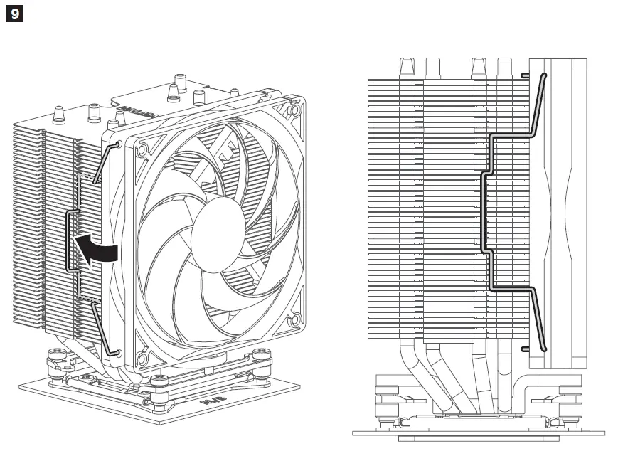 ZALMAN CNPS10X Performa Black, Extreme Performance CPU Cooler 14